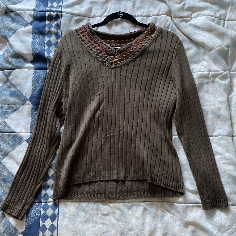 Doncaster Multicolored V-Neck Sweater